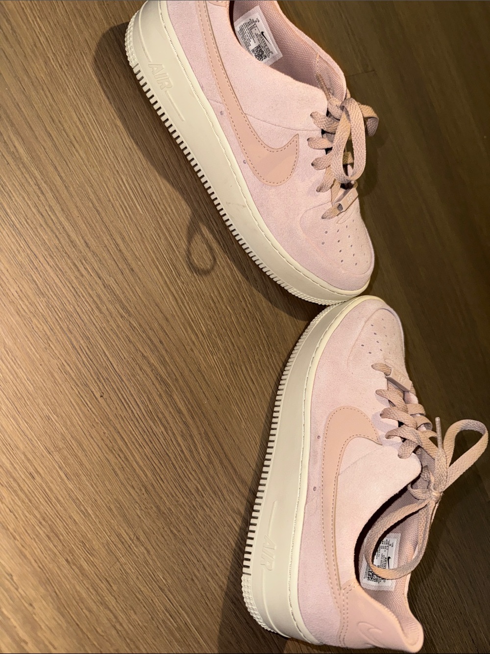 Nike Women’s Low-Top Sneakers — Light Pink Suede